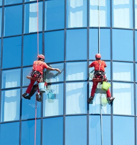 Мытье фасадов промальпинистами в Урюпинске